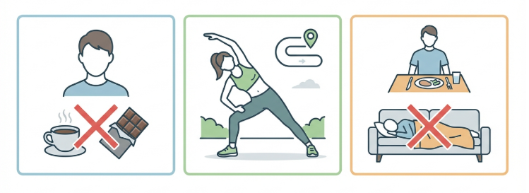 역류성 식도염 치료 병원별 관리법과 최신 치료방법 6 3️⃣ 식사 후 바로 눕지 않기