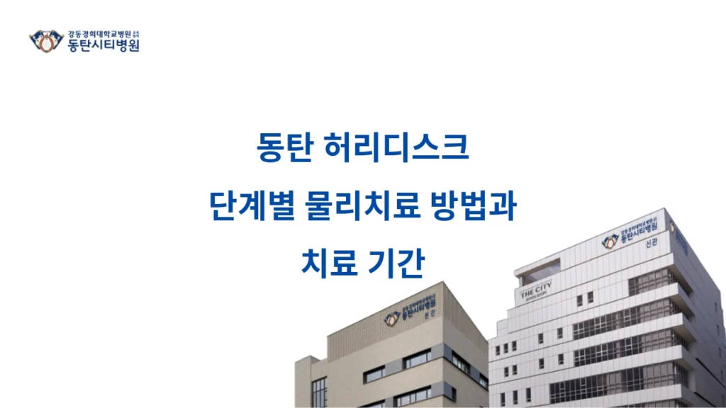 Physical Therapy Methods and Treatment Duration for Herniated Disc in Dongtan